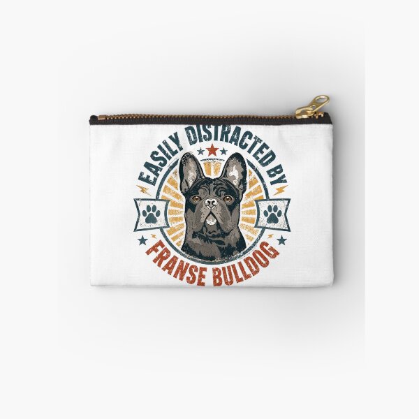 Item preview, Easily Distracted By Franse Bulldog French Bulldog Dog Owner Pet Lover Funny Frenchie designed and sold by SkeletonsDanger.
