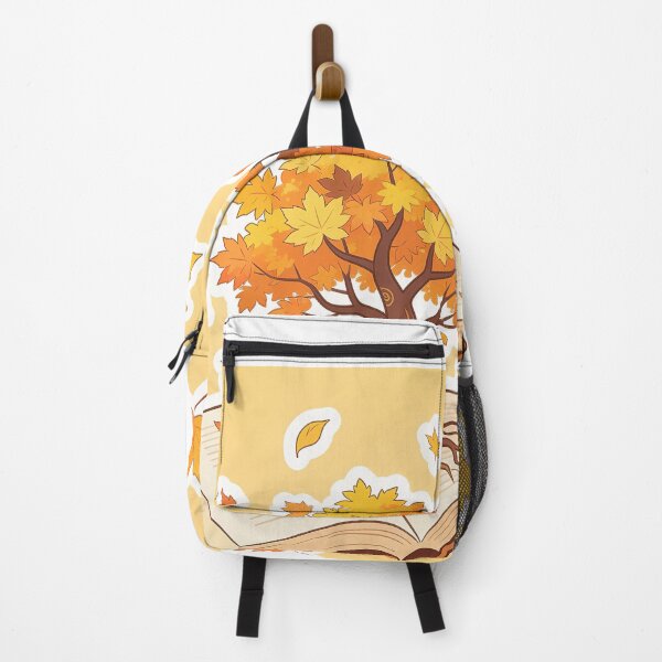 Item preview, Magical Maple Tree Growing from an Open Book Cute Autumn Reading Cartoon designed and sold by OksArtStudio.