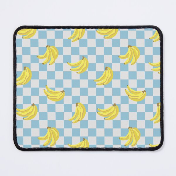 Item preview, Bananas Check Print 1 - Island Wave Blue designed and sold by Daniel Bevis Design.