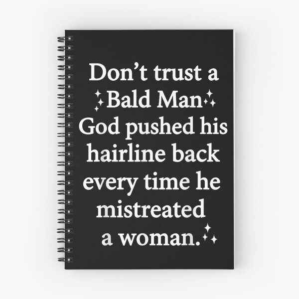 Item preview, Don't Trust A Bald Man God Pushed His Hairline  designed and sold by peachlovey.