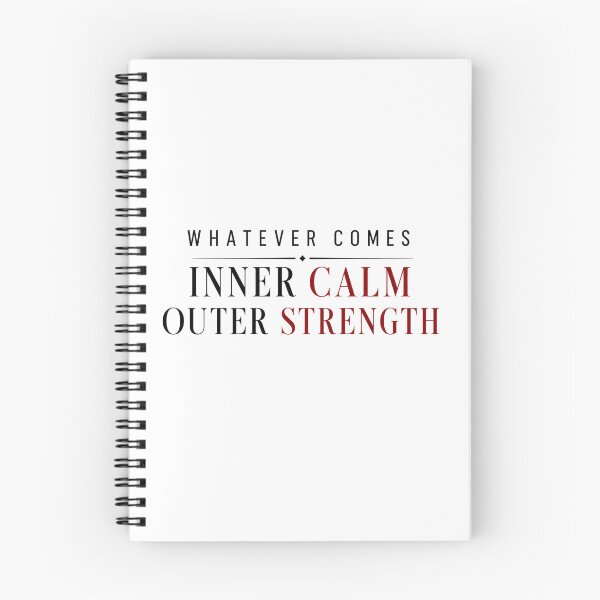 Item preview, Whatever Comes Inner Calm Outer Strength Stoic Woman designed and sold by PixelBlob.