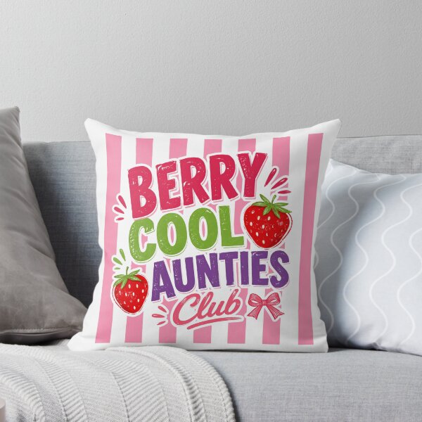 Item preview, Berry Cool Aunties Club Strawberry Family Gift For Auntie designed and sold by SkeletonsDanger.