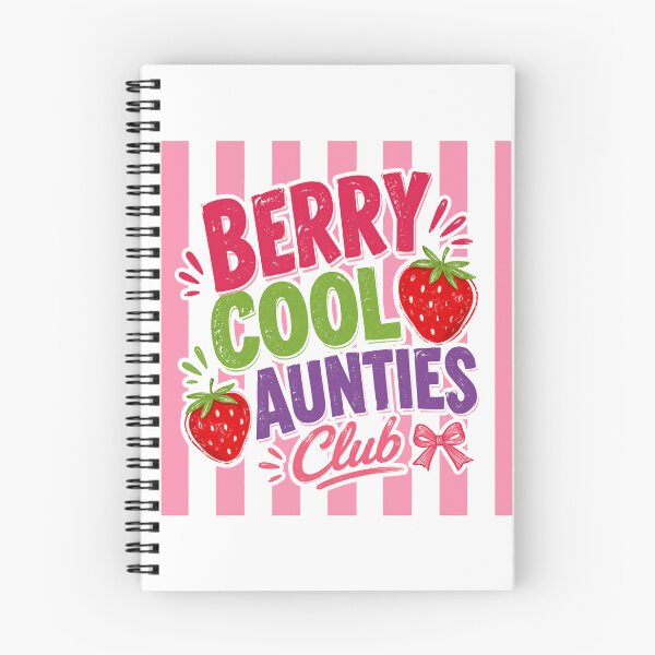 Item preview, Berry Cool Aunties Club Strawberry Family Gift For Auntie designed and sold by SkeletonsDanger.