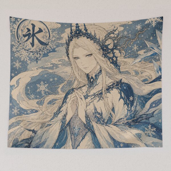 Aperçu de l'œuvre Shiva Final Fantasy 16 | Fanart FFXVI créée et vendue par bapupa.