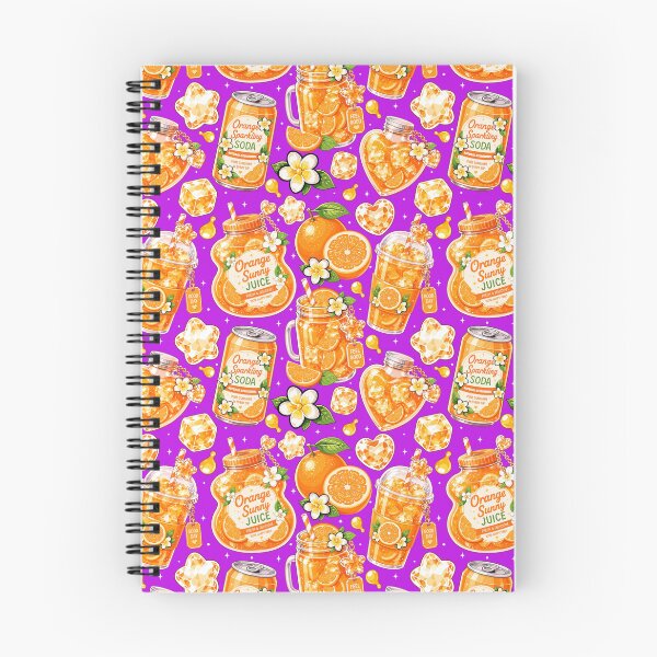 Artikelvorschau, Orange Sunny Drink Seamless entworfen und verkauft von KJackArtwork.