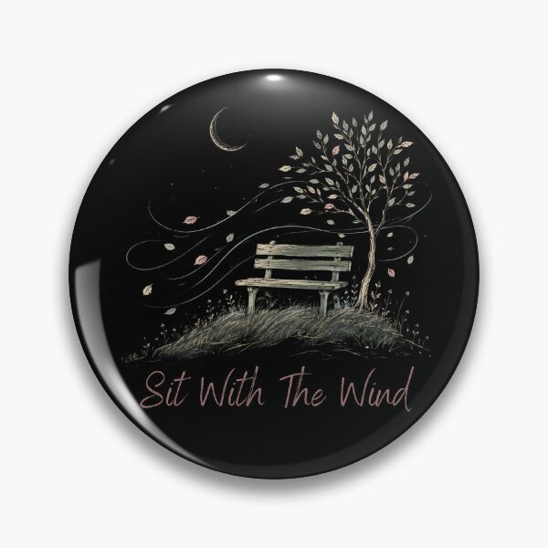 Item preview, Lonely Bench Sit With The Wind Vintage Nature Design designed and sold by ZetkArt.