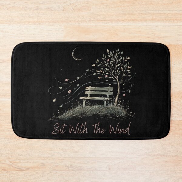 Item preview, Lonely Bench Sit With The Wind Vintage Nature Design designed and sold by ZetkArt.