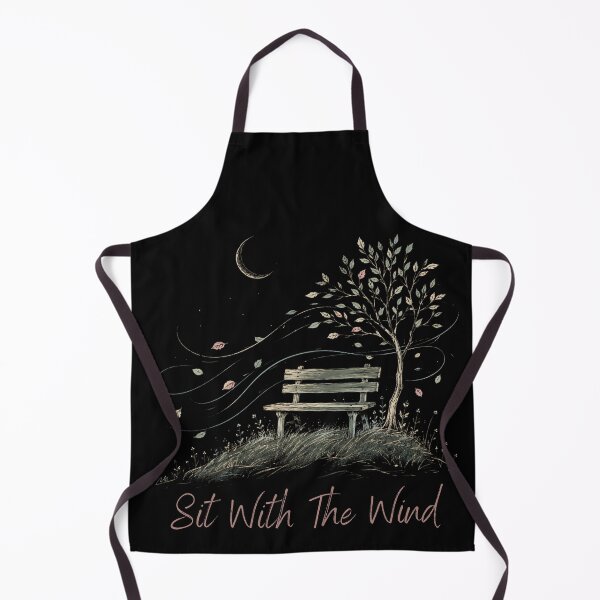 Item preview, Lonely Bench Sit With The Wind Vintage Nature Design designed and sold by ZetkArt.