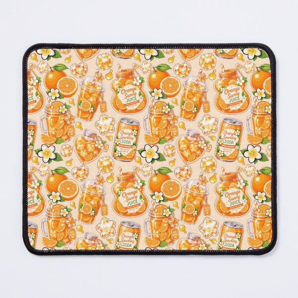 Item preview, Orange Sunny Drink Seamless designed and sold by KJackArtwork.