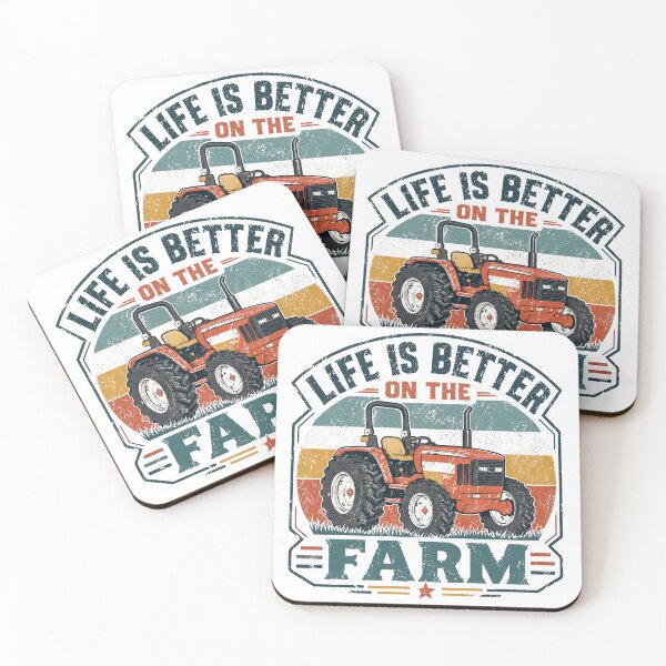 Item preview, Life Is Better On The Farm Farming Tractor Farmer Country Life Agriculture designed and sold by SkeletonsDanger.
