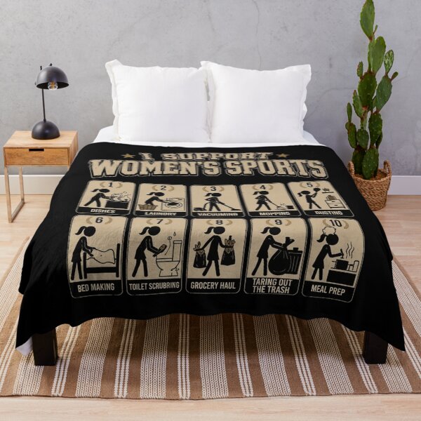 Item preview, I Support Women’s Sports , Funny Housework Decathlon, Sarcastic Chores designed and sold by StarPetalMa.