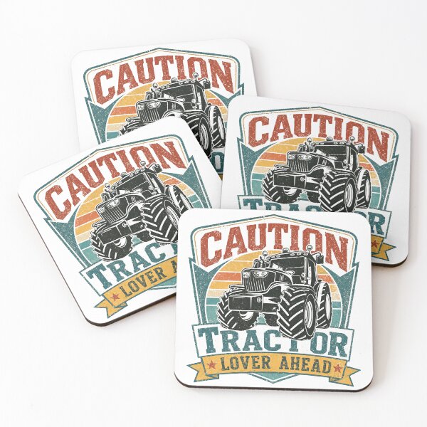 Item preview, Caution Tractor Lover Ahead Farming Agriculture Farmer Enthusiast designed and sold by SkeletonsDanger.