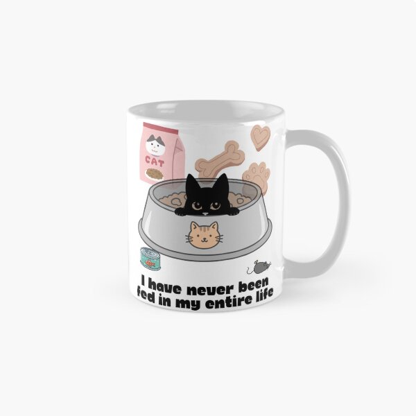 Item preview, Funny Cat Art - I Have Never Been Fed In My Entire Life Meme designed and sold by AhmadAnnaPrints.