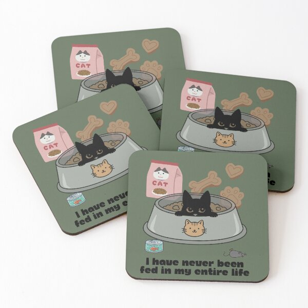 Item preview, Funny Cat Art - I Have Never Been Fed In My Entire Life Meme designed and sold by AhmadAnnaPrints.