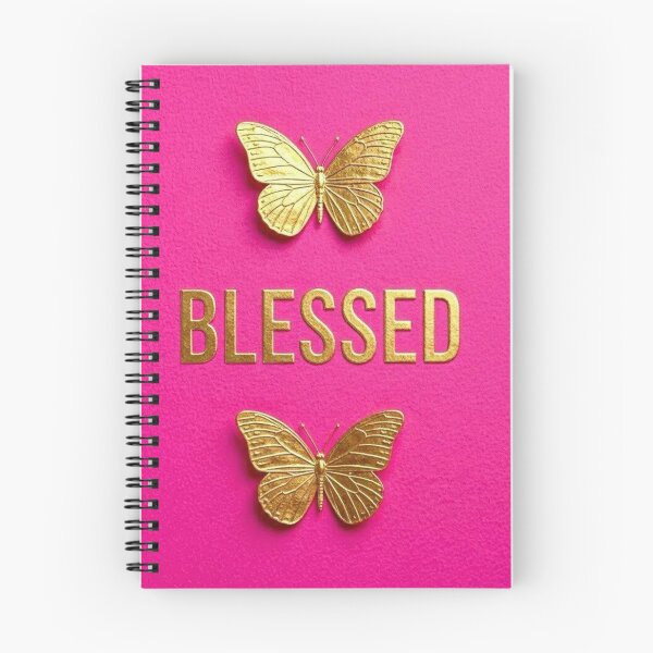 Item preview, Hot Pink - Blessed & Butterflies designed and sold by DesignsByPrnces.