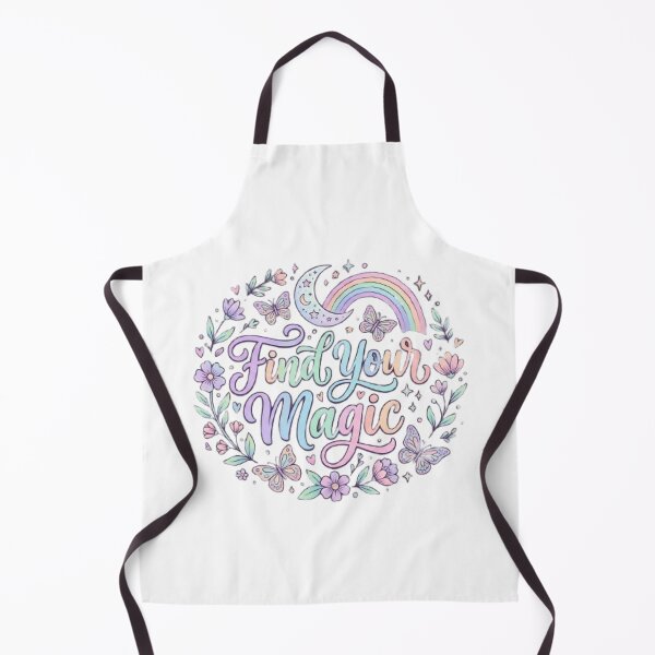 Item preview, Find Your Magic Whimsical Typography T-Shirt | Dreamy Pastel Quote | Celestial Butterfly Graphic Tee designed and sold by Faisal Shah.