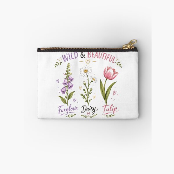 Item preview, Wild & Beautiful Foxglove Daisy Tulip Flowers Botanical Garden Nature Lover designed and sold by SkeletonsDanger.