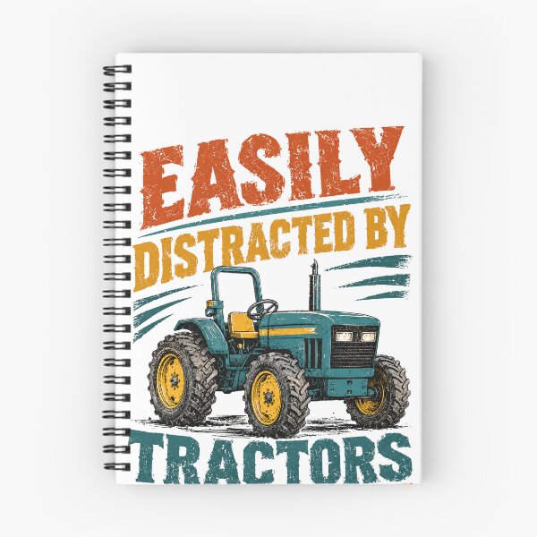 Item preview, Easily Distracted By Tractors Farmer Farming Agriculture Lover designed and sold by SkeletonsDanger.