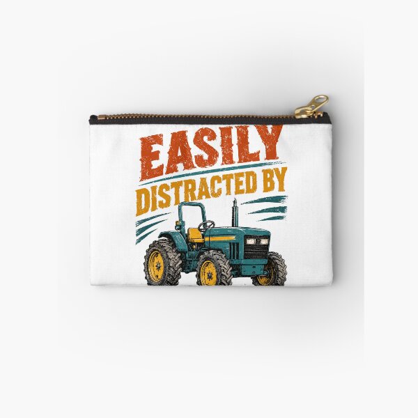 Item preview, Easily Distracted By Tractors Farmer Farming Agriculture Lover designed and sold by SkeletonsDanger.