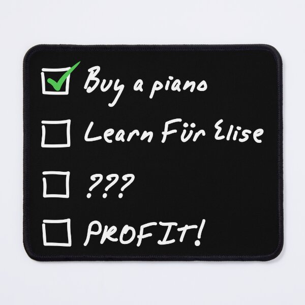 Item preview, Piano ??? PROFIT! designed and sold by tentihandmade.