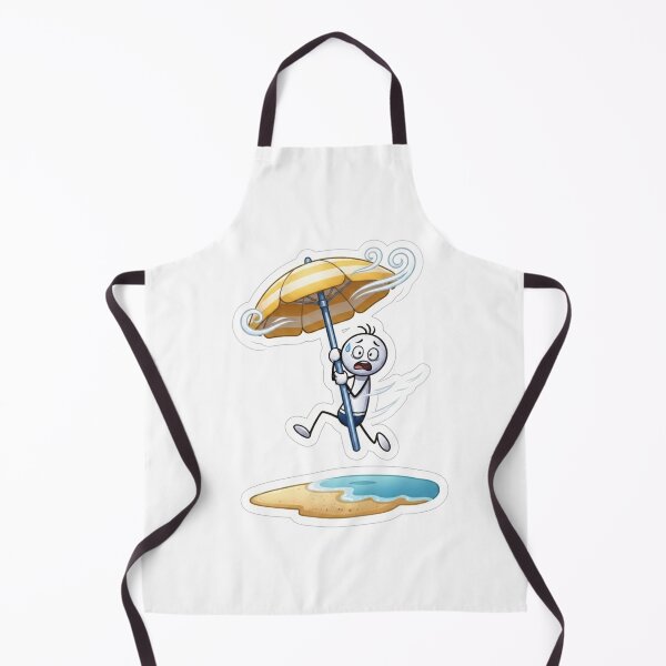 Item preview, Oops Murphy - Summer Beach Fail - Flying Umbrella - Funny Character Graphic designed and sold by oopsmurphy.