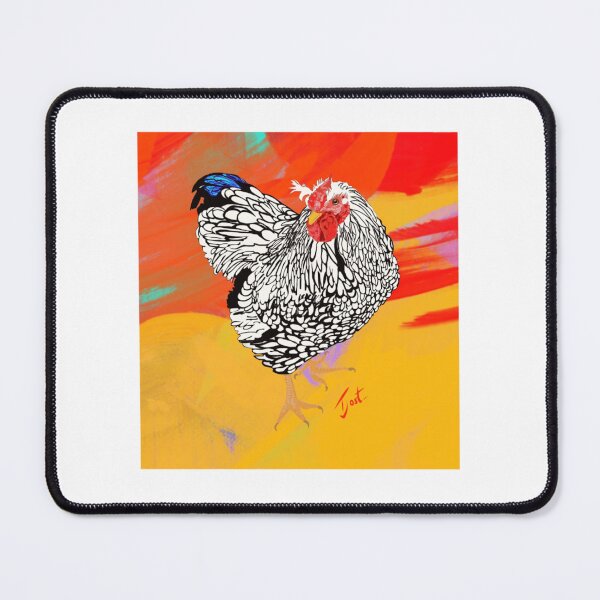 Item preview, Silver Laced Wyandotte Rooster designed and sold by aidefashions.