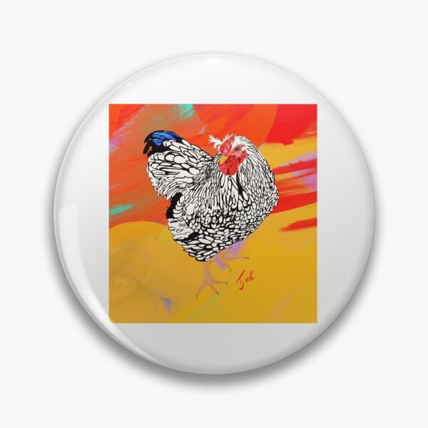 Item preview, Silver Laced Wyandotte Rooster designed and sold by aidefashions.