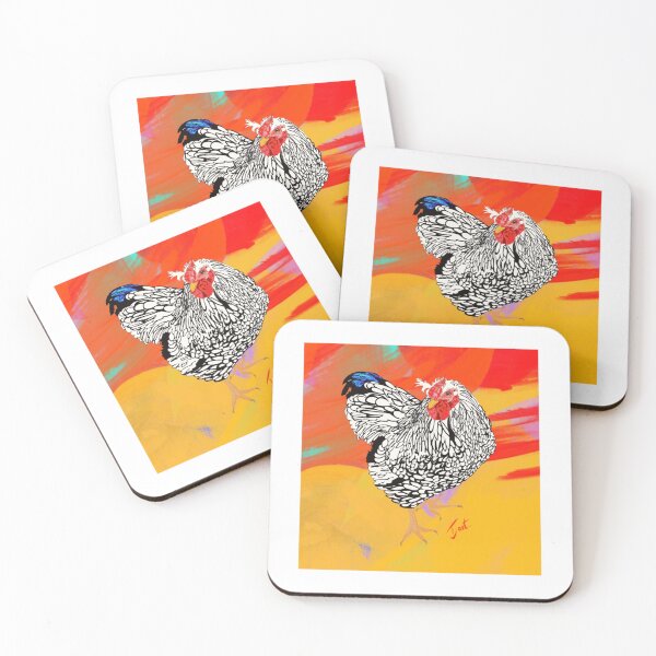 Item preview, Silver Laced Wyandotte Rooster designed and sold by aidefashions.