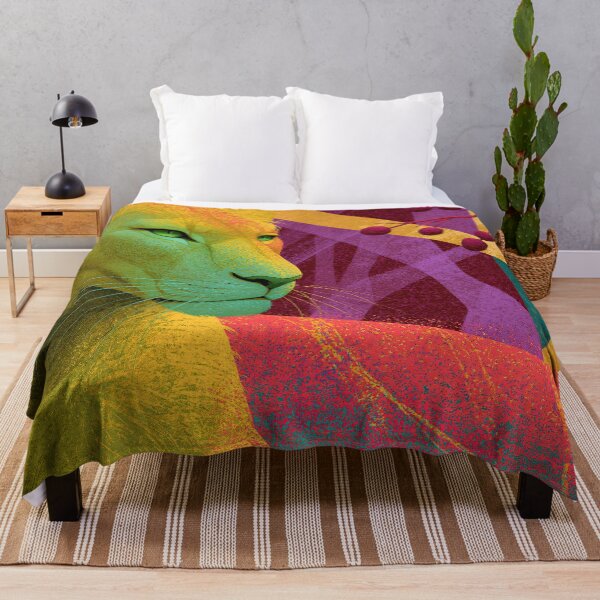 Item preview, Vibrant Lion Print designed and sold by JaimeLikes.