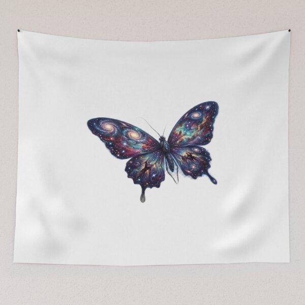 Item preview, Cosmic Galaxy Butterfly Space Illustration designed and sold by GrzywaM.
