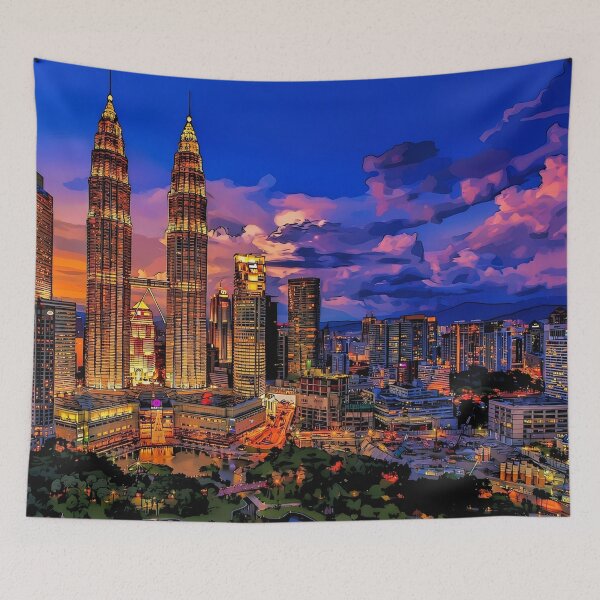 Item preview, City at Night designed and sold by tomorrowsart.