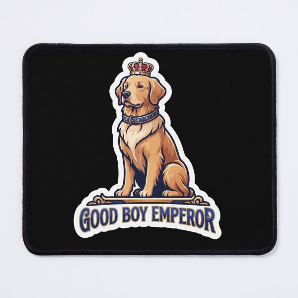 Item preview, Royal Golden Retriever Good Boy Emperor designed and sold by Owcomm.