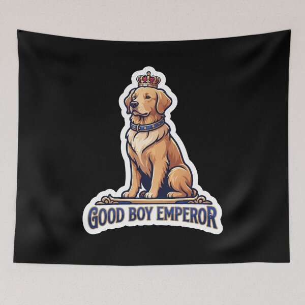 Item preview, Royal Golden Retriever Good Boy Emperor designed and sold by Owcomm.