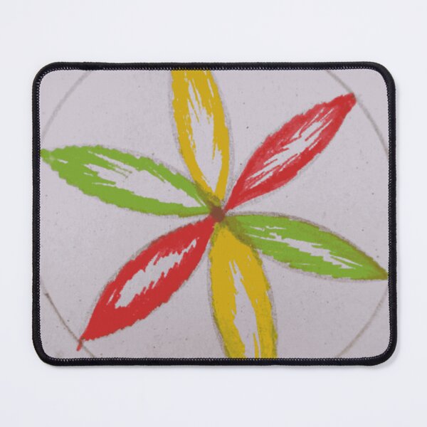 Item preview, Symmetrical Colored Leaf Star Design designed and sold by NatureCanvaCo.