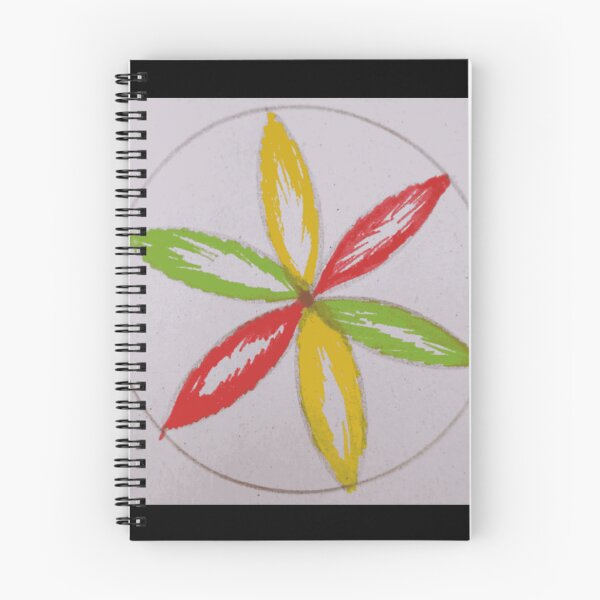 Item preview, Symmetrical Colored Leaf Star Design designed and sold by NatureCanvaCo.