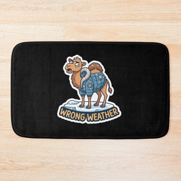 Item preview, Funny Camel Wearing A Winter Jacket designed and sold by Owcomm.