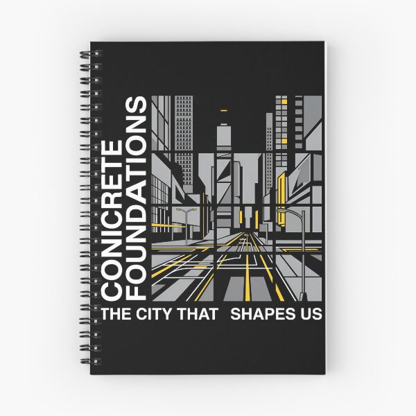 Item preview, Geometric Cityscape - Concrete Foundations designed and sold by Zazz Lee.