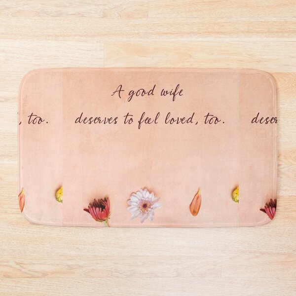 Item preview, A Good Wife Deserves to Feel Loved, Too | Inspirational Marriage Quote Wall Art designed and sold by angelyara.