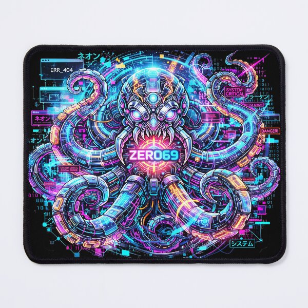 Item preview, ZERO69 Kraken Protocol – Cybernetic Octopus Y2K Unique designed and sold by zero69nodaysoff.