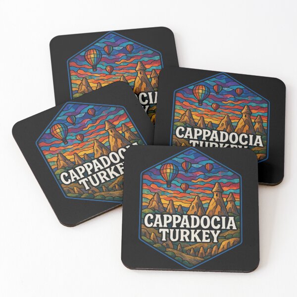 Item preview, Cappadocia Turkey Stained Glass Art Travel designed and sold by TomFrontierArt.