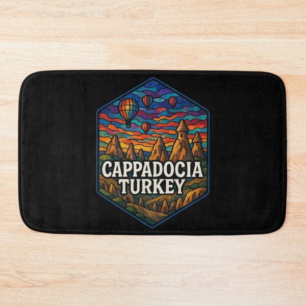 Item preview, Cappadocia Turkey Stained Glass Art Travel designed and sold by TomFrontierArt.