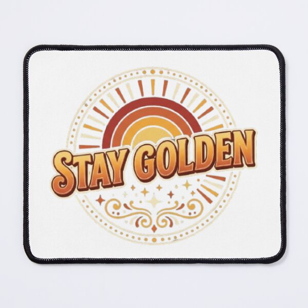 Item preview, Stay Golden Retro Sunset T-Shirt | Vintage Groovy Typography | Boho Nature Graphic Tee designed and sold by Faisal  Shah.