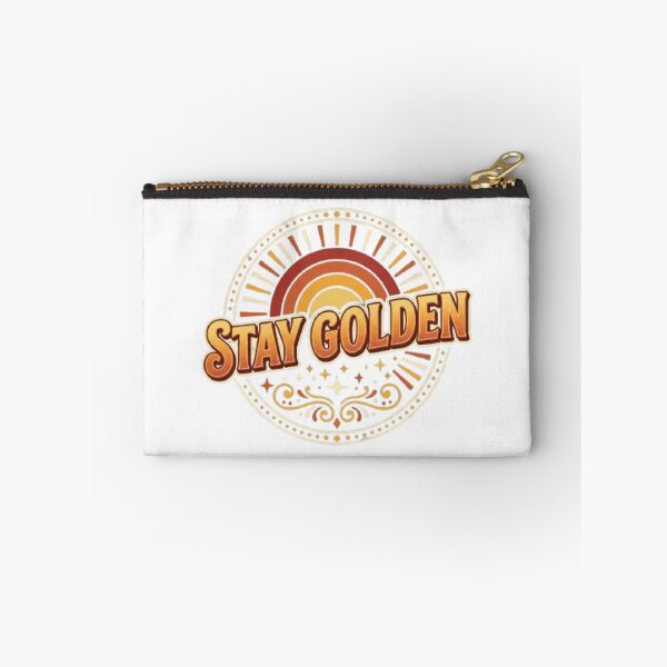 Item preview, Stay Golden Retro Sunset T-Shirt | Vintage Groovy Typography | Boho Nature Graphic Tee designed and sold by Faisal  Shah.