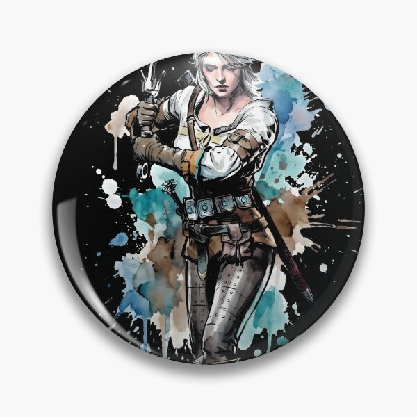 Item preview, Ciri The Witcher 3 Ink Gaming Graphic Tee designed and sold by Senpaiwaves.