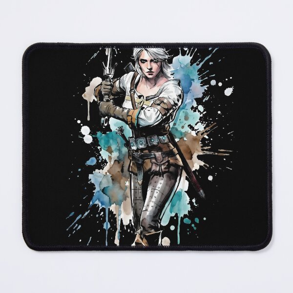 Artikelvorschau, Ciri The Witcher 3 Ink Gaming Grafik-T-Shirt entworfen und verkauft von Senpaiwaves.