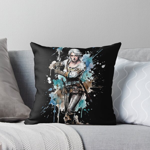 Item preview, Ciri The Witcher 3 Ink Gaming Graphic Tee designed and sold by Senpaiwaves.