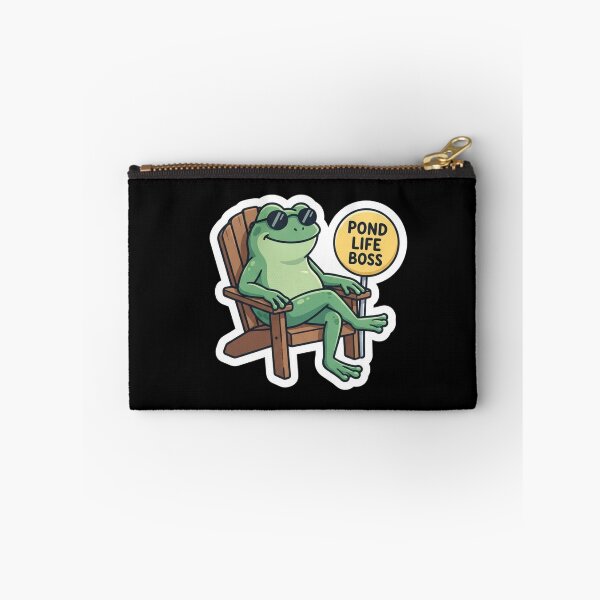 Item preview, Cool Frog Relaxing in Adirondack Chair designed and sold by Owcomm.