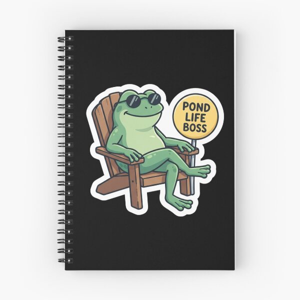 Item preview, Cool Frog Relaxing in Adirondack Chair designed and sold by Owcomm.