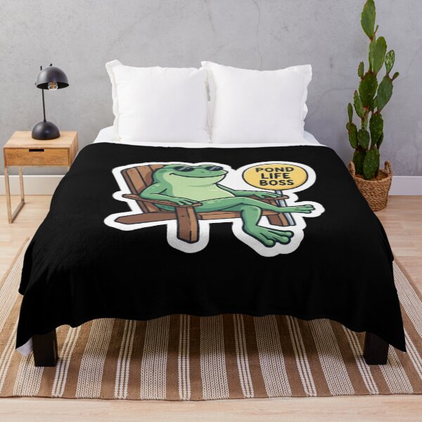 Item preview, Cool Frog Relaxing in Adirondack Chair designed and sold by Owcomm.