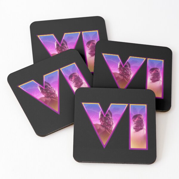 Item preview, Retro Neon Criminal Duo V-I - Vice Coast Outlaws Minimalist Phone Case designed and sold by Billy Morfo™.